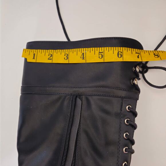 Caley boots Thigh High Blcck Size 9 - Picture 11 of 12